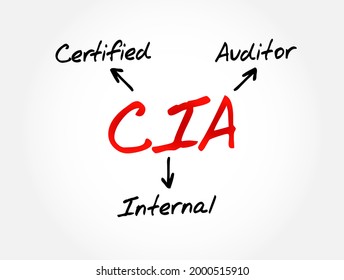 CIA - Akronym des zertifizierten Internen Prüfers, Hintergrund des Unternehmenskonzepts
