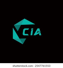 Logotipo minimalista creativo de la CIA. Diseño de logotipo de letra de alfabeto de iniciales de Vector únicas de la CIA 
