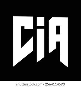 CIA logo design vector template