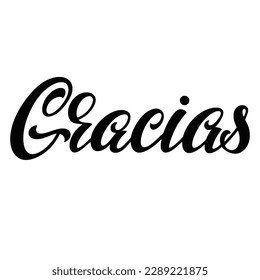 Ciao hand lettering, black ink smooth brush calligraphy isolated on white background.