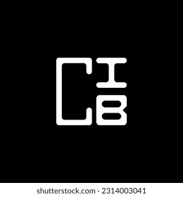 CIB letter logo creative design with vector graphic, CIB simple and modern logo. CIB luxurious alphabet design  