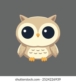 Cibi version of owl vector for logo