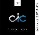 CIC Letter Initial Logo Design Template Vector Illustration