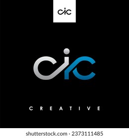 CIC Letter Initial Logo Design Template Vector Illustration