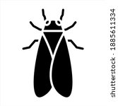 cicada icon. animal sign. vector illustration