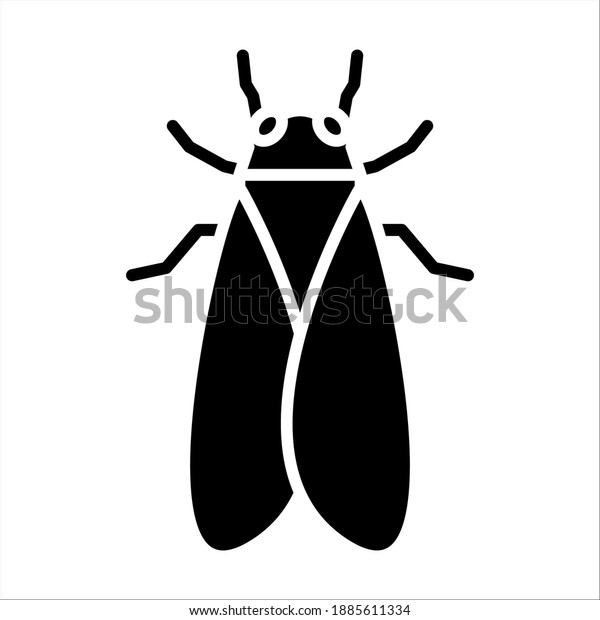 Cicada Icon Animal Sign Vector Illustration Stock Vector (Royalty Free ...