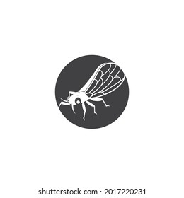 Cicada Logo, Vektorgrafik-Vorlagendesign