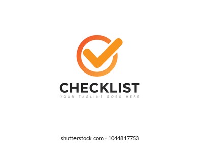 cicle check logo and icon Vector design Template. Vector Illustrator Eps.10