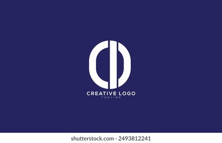 CID OI IO Abstract initial monogram letter alphabet logo design
