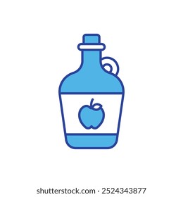 Cider icon isolated on a white background. Vector illustration.