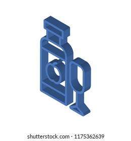 Cider isometric left top view 3D icon