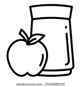 Cider Mug Icon Element For Design