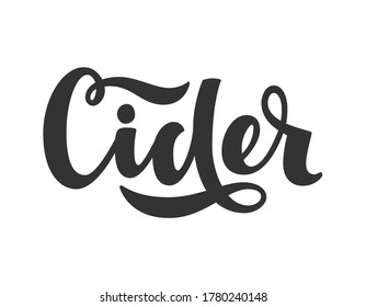 Grabado a mano del vector de la sidra