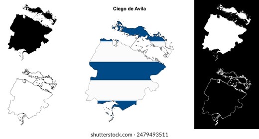 Mapa de la provincia de Ciego de Ávila