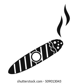 Cigar icon. Simple illustration of cigar vector icon for web