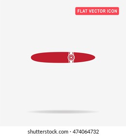 Cigar icon. Vector concept illustration for design.