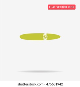 Cigar icon. Vector concept illustration for design.