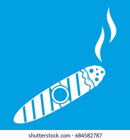 Cigar icon white