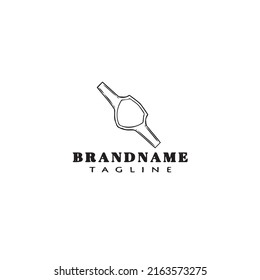 cigar label cartoon logo template icon design black modern isolated vector flat