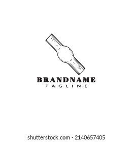 cigar label cute logo template icon design black modern isolated vector illustration