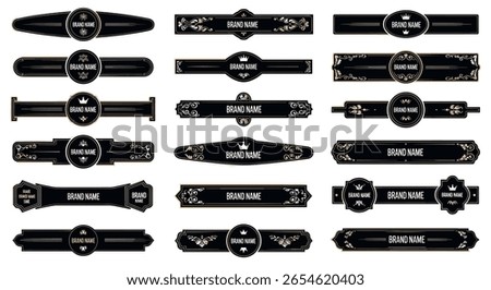 cigar, label, vector, craft, tobacco, vintage, smoke, isolated, rolled, nicotine, leaf, retro, illustration, danger, insignia, handcraft, template, narcotic, set, cuba, flat, black, cartoon, addict, w