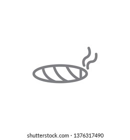 cigar outline icon. Elements of smoking activities illustration icon. Signs and symbols can be used for web, logo, mobile app, UI, UX on white background