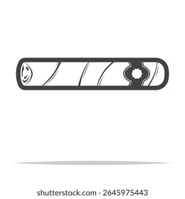 Cigar outline icon transparent vector isolated
