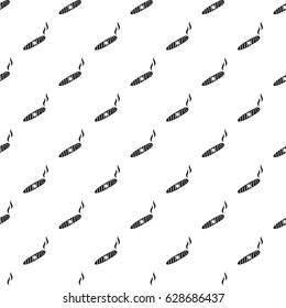 Cigar pattern seamless in simple style vector illustration
