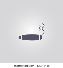 cigar sign. icon design