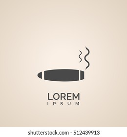 cigar sign. icon design