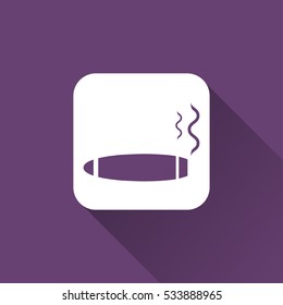 cigar sign. icon design