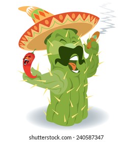 Cigar smoking cactus
