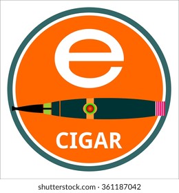 cigar, vapor  e-cigarette vape vaporizer cigarette icon