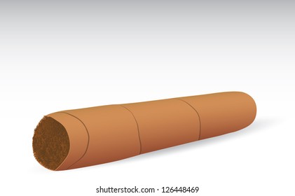  Cigar. Vector