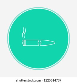 Cigar vector icon sign symbol