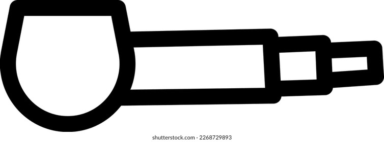 cigar  Vector illustration on a transparent background. Premium quality symmbols. Thin line vector icons for concept and graphic design.