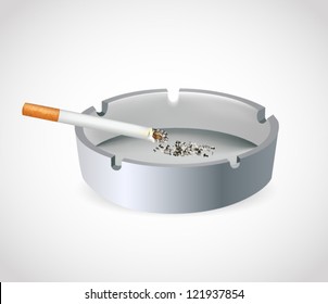 Cigarette in Ashtray