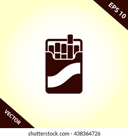 cigarette box icon