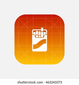 cigarette box icon