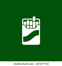 cigarette box icon. cigarette box sign