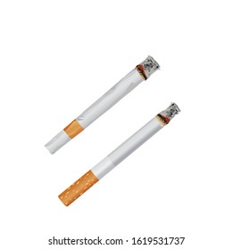 cigarette burning ilustration vector  smoke