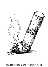 Cigarette Sketch Images Stock Photos Vectors Shutterstock
