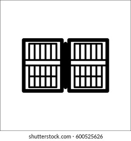 cigarette case vector icon in simple outline style. This icon are perfect for your websites and applications.