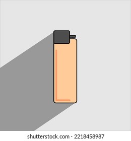 cigarette cases icon. Simple modern and minimalistic icons in stylish colors. Website page and mobile app design vector 