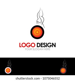 cigarette Company Vector Logo Template