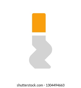 Cigarette concept line icon. Simple element illustration.  No smoking cigarette concept outline symbol design. Can be used for web and mobile UI/UX . Modern vector style