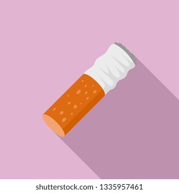 Cigarette goby icon. Flat illustration of cigarette goby vector icon for web design