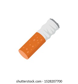 Cigarette goby icon. Flat illustration of cigarette goby vector icon for web design