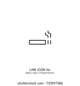 cigarette graphic design single icon vector