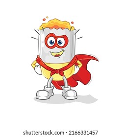 the cigarette heroes vector. cartoon character